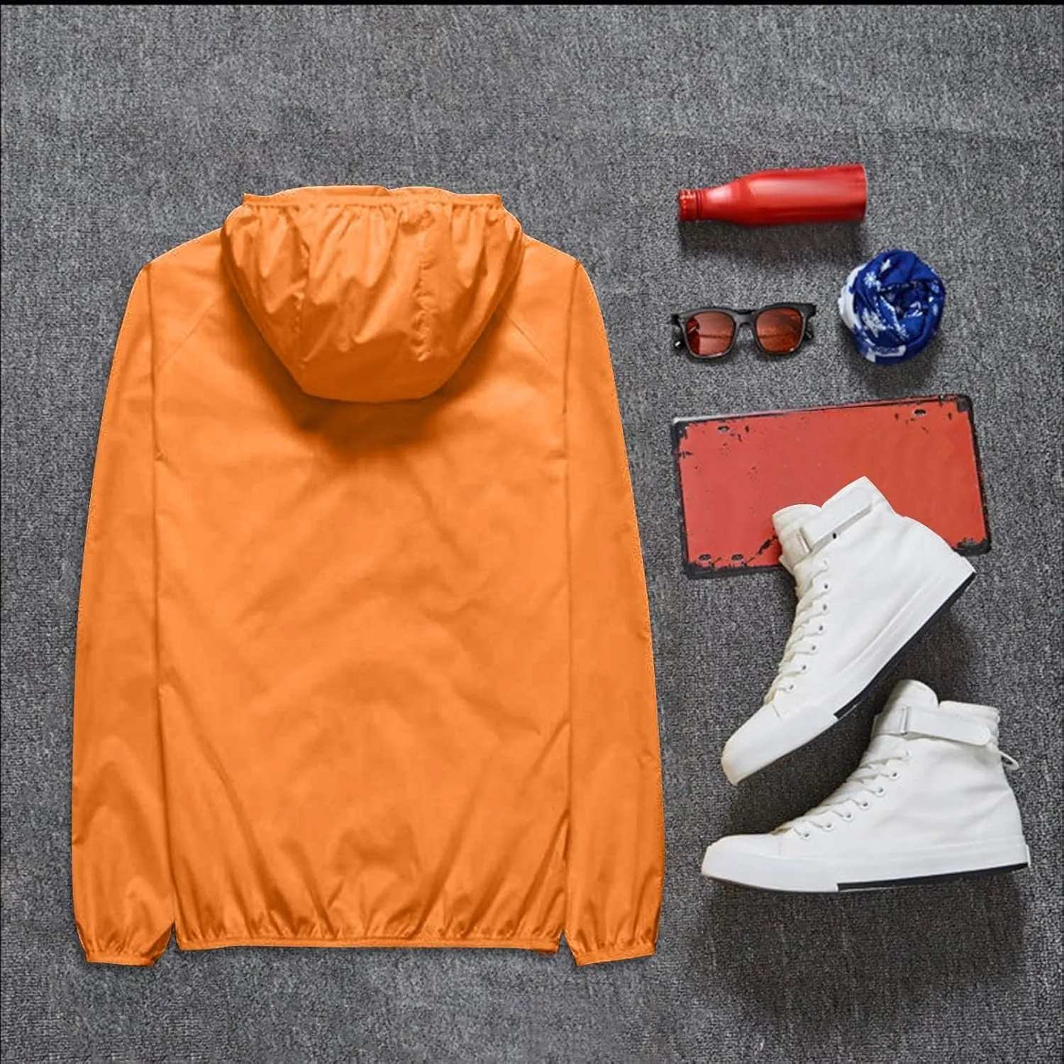 Rain Jacket Women Lightweight Hooded Raincoat Waterproof Windbreaker Jackets 2025 Packable Rain Coats with Pockets