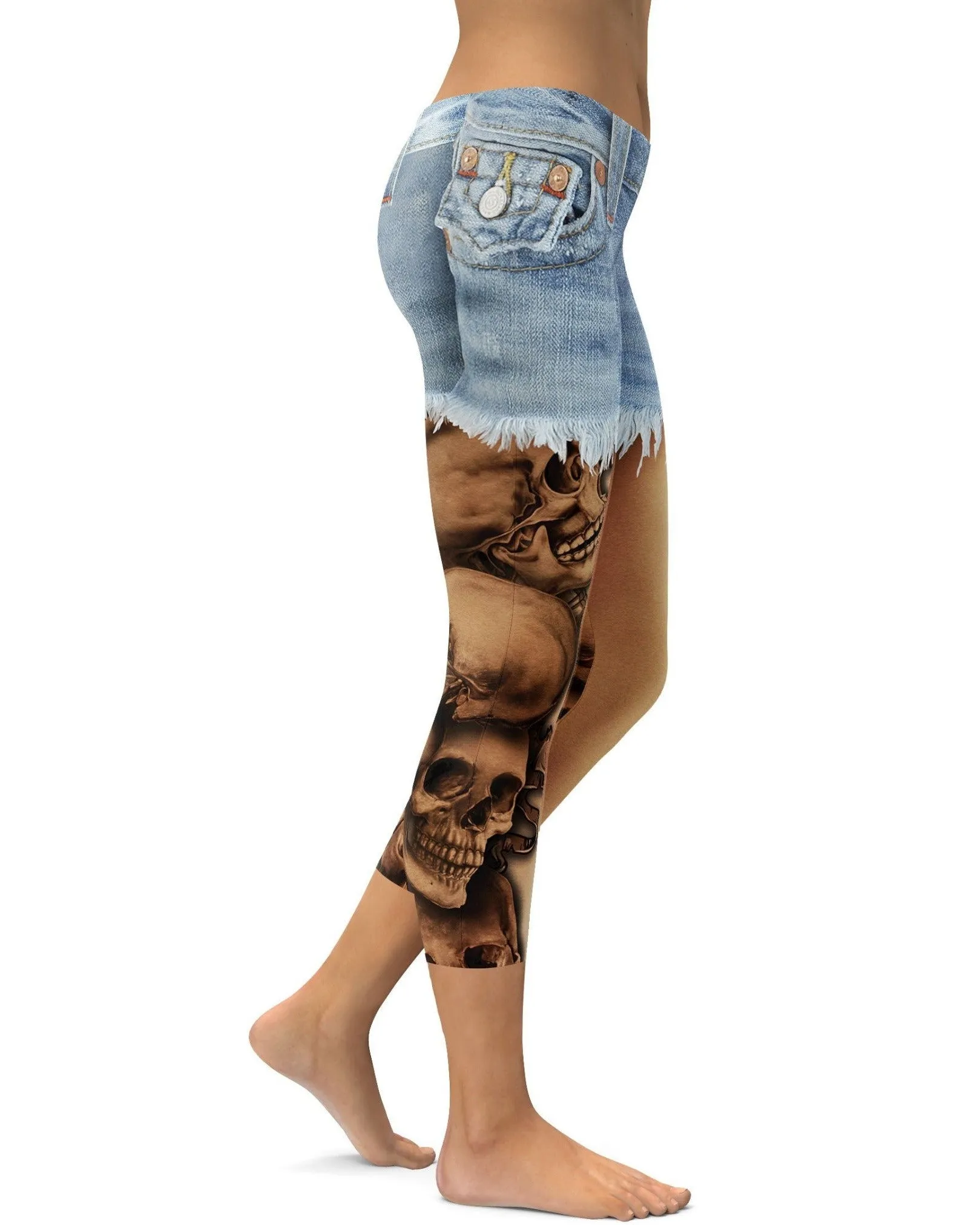 Shorts and Tattoos Capris