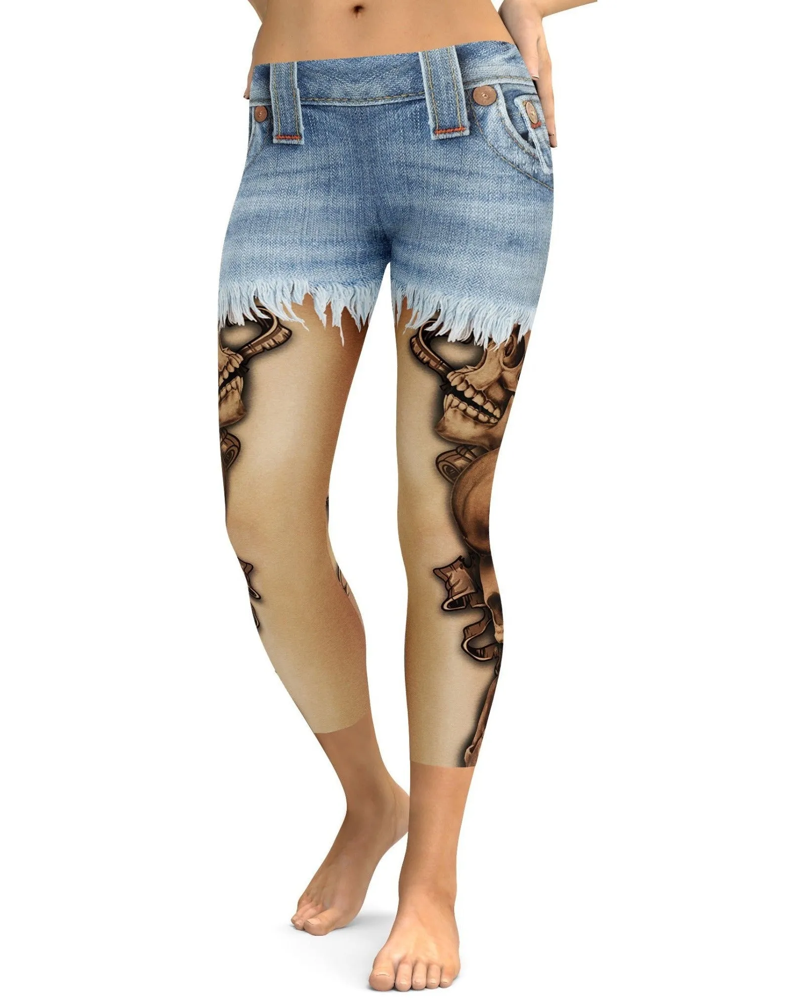Shorts and Tattoos Capris