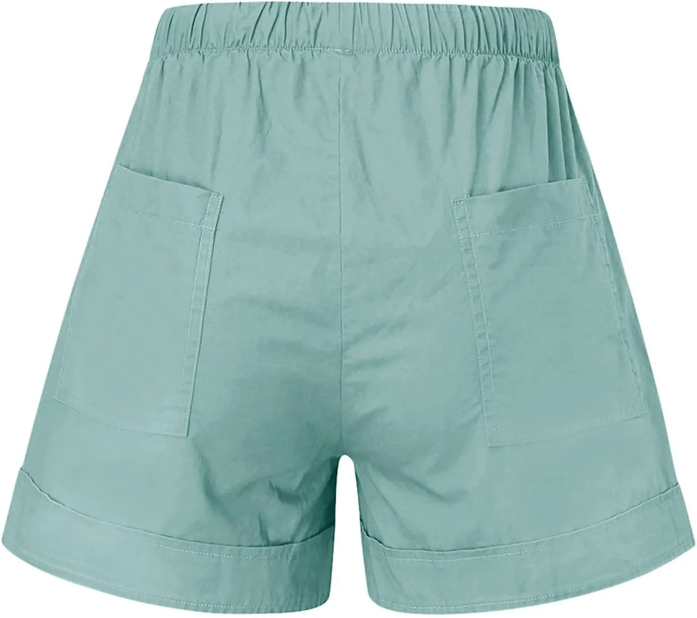Shorts for Women 2024 Drawstring High Waisted Summer Bermuda Shorts Soft Trendy Lounge Shorts Beach Vacation Shorts