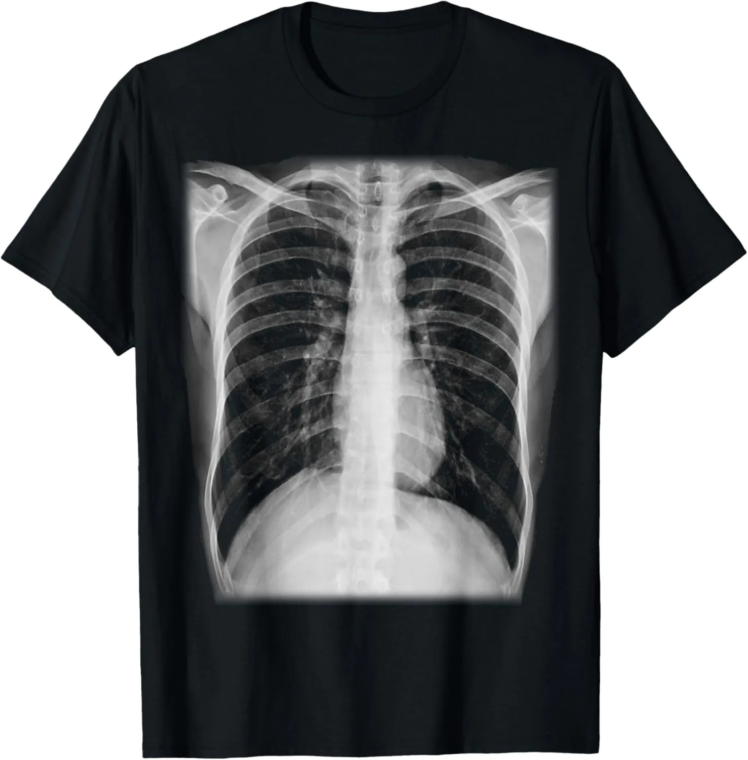 Skeleton Chest X-Ray Easy Costume T-Shirt T-Shirt