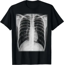 Skeleton Chest X-Ray Easy Costume T-Shirt T-Shirt