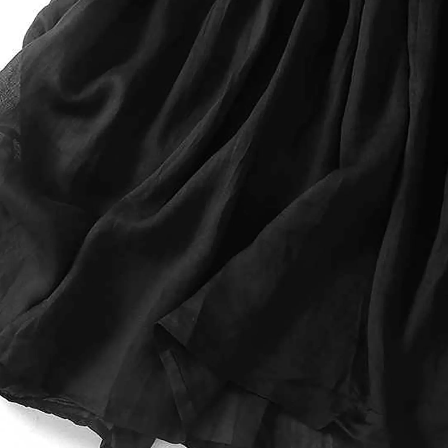 Women's Cotton Linen Skirts Casual Summer Tie Waist A-Line Long Flowy Skirt with Pockets Soft Lightweight Beach Skirt
